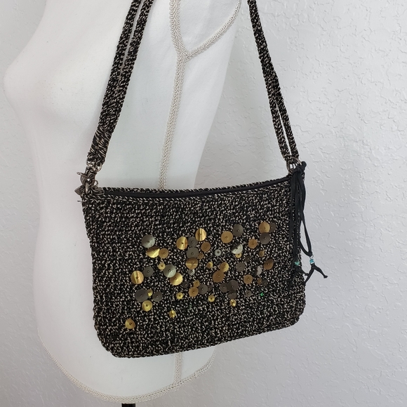 The Sak Crochet Embellished Shoulder Bag - Picture 3 of 9